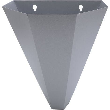 Cône de poulet en acier inoxydable de taille moyenne, pour retenir les volailles, tuer, dos plat, facile à laver (1/5)