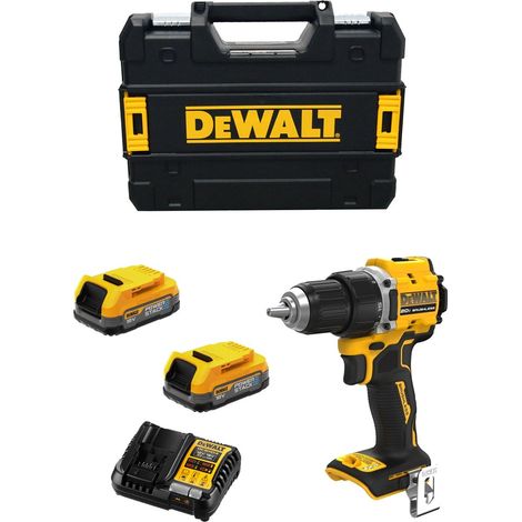 Schlagbohrschrauber DeWALT DCD794E2T (2 x 1,7 Ah Powerstack + DCB1104 + TSTAK II) (1/5)