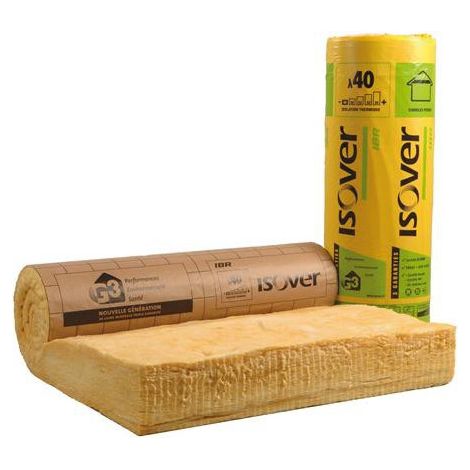ISOVER IBR REVETU KRAFT  Ep.400mm 1,2mx2m  R10 - rouleau(x) de 2,4 m²
