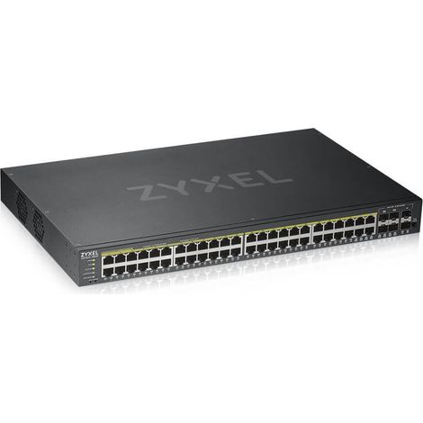 ZyXEL Switch 48x GE GS192048HPV2-EU0101F PoE+ Managed (GS192048HPV2-EU0101F) (1/4)