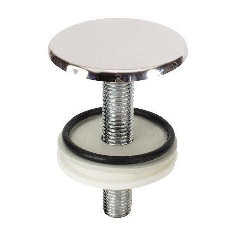 TAPPO COPRIFORO SANITARI ABS - CROMATO MM 50 CF=PZ 10- 1 confezioni