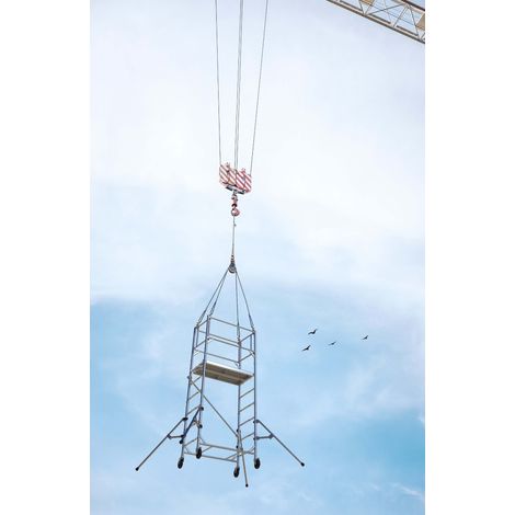 Echafaudage roulant acier GOLIATH 120 Hauteur Travail 4,00 m Tubesca Comabi