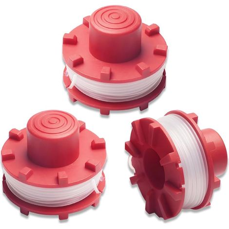 Compatible avec Einhell GE-CT 36/30Li bobines de fil de rechange pour débroussailleuse,longueur 8 m, diamètre 2 mm,nylon bobines (RZ-EIN-3-NEW) (1/5)