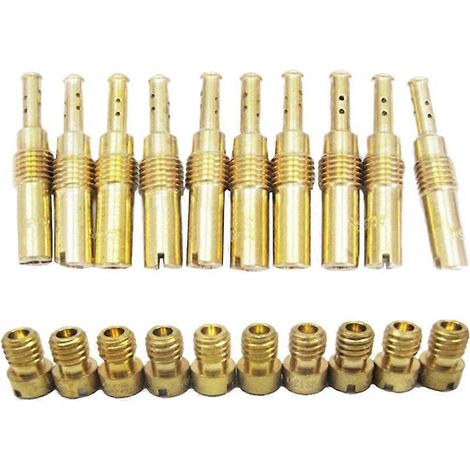 10-teiliges Hauptdüsen-Set für Vergaser & 10-teilige Leerlauf-/Pilotdüse für PWK-- (1/5)