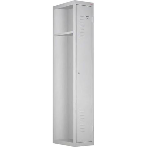 Élément complémentaire pour armoire-vestiaire STIER Basic 1800x300x500 mm, gris clair