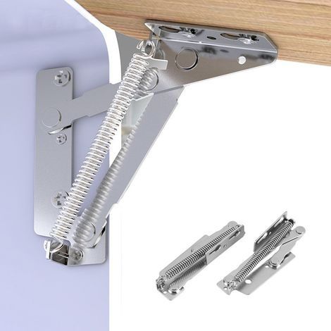 Federscharnier für Klappsofa, 2 Stück, 10 kg, 80 Grad, Schranktür, Türheber, obere Stützklappe (1/4)