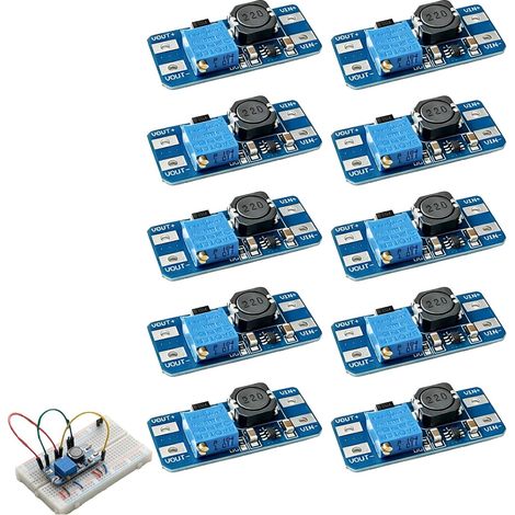 Module Step-Up Boost 2V-24V vers 5V-28V Convertisseur de Tension DC-DC Alimentation Réglable Haute Efficacité avec Protection Contre Surcharges pour DIY et Équipements Industriels (1/5)
