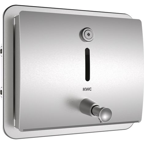 KWC AR Seifenspender, STRATOS, Edelstahl, Unterputz, 211x181x159 mm