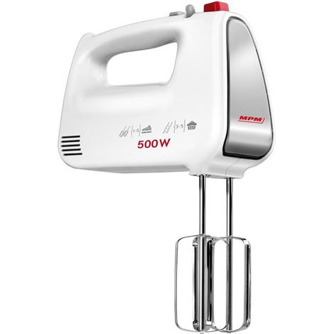 MPM MMR-19 batidora eléctrica blanca 500W 5 velocidades (1/5)
