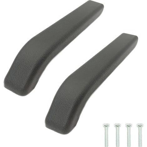Reposabrazos acolchados para sillas de ruedas, cojines universales para reposabrazos de sillas de ruedas, accesorio de repuesto, reposabrazos para sillas de ruedas (Negro2) (1/5)