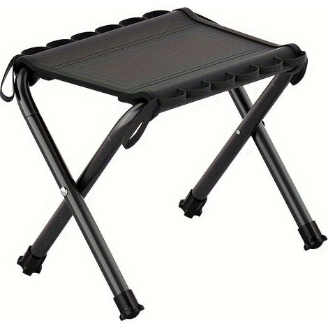 Chaise de camping pliante en tissu Oxford - pratique et compacte, avec une capacité de charge d'environ 130 kg. (1/4)