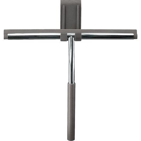 Raclette de douche Sono inox, silicone couleur argent, 260 x 285 x 30 mm (1/3)