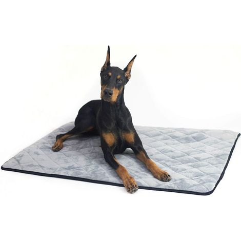 Tapis pour cage pour chien extra large – imperméable, antidérapant, lavable en machine – Tapis doux et durable pour chenil pour chien – Lit pour animal de compagnie pour cages (1/5)
