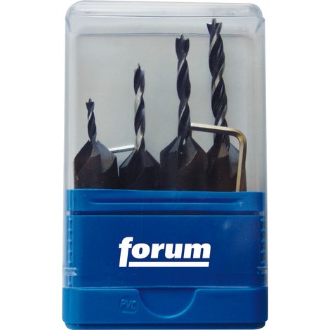 Jeu de fraises Ó enfoncer HS avec foret 4 pices