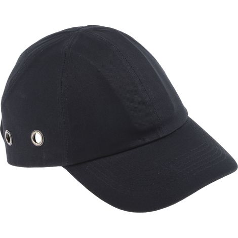 Casquette de protection RS PRO, 52 - 65cm de tour de tête, ABS, Coton, noir ( Prix pour 1 ) (1/3)