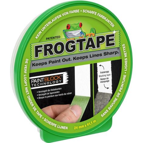 Kip Frogtape Rouleau de bande autocollante originale Vert 24 mm x 41 m (1/4)