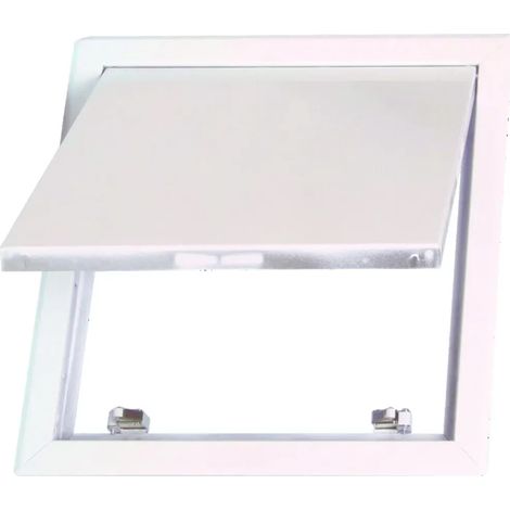 Trappe de visite acier laquée blanc Isolpro - L 300 x l 300 x P 40 mm