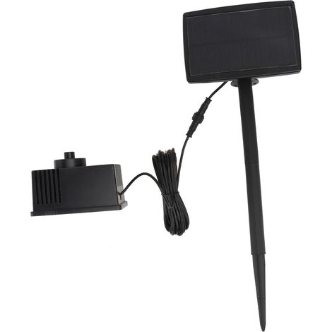 Kit Fontaine Solaire pour Bassin D'eau Fontaine Jardin Extérieur Multifonctionnelle, Pompe à Énergie Solaire pour Piscine, Installation Simple, Décor Naturel et Écologique (1/5)