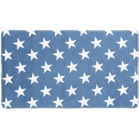 Alfombra De Bańo Stella Azul Oscuro 70 X 40 Cm (1/5)