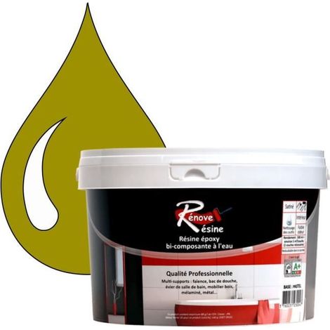 Peinture Résine - Multisupport RAL 1027 - Jaune curry - 0.5L - Étanche et résistante (1/4)