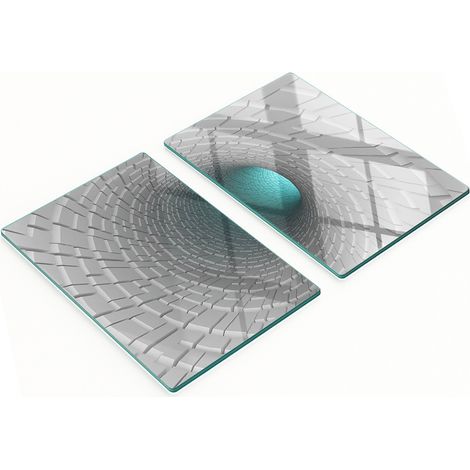 Tavole decorative multifunzionali da cucina in vetro temperato 3D 2x40x52 cm (1/5)