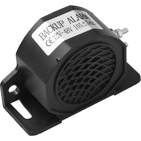 Avertisseur sonore de recul 12V-48V 105±3dB(A) pour voiture, aspirateur BiBi, alarme sonore de recul étanche IP67 pour camions, excavatrices et engins de chantier. (1/5)