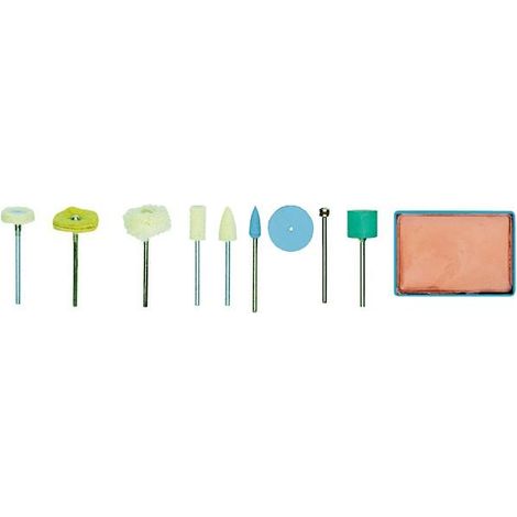 Accesorios de pulido Proxxon kit colores variados 235 mm (1/3)