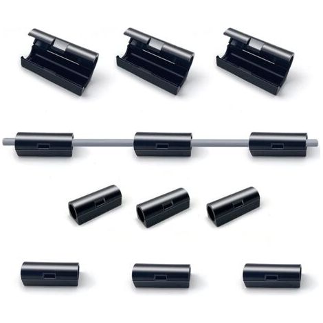 40 Pièces Clips CâBle Organisateur Auto-AdhéSifs, Clips Pour Organisateurs De CâBles, Supports Gestion CâBles Clips Rangement De CâBles, Pour Bureau Et Maison (02 Large) (1/5)