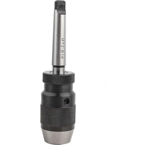 Mandrin de perceuse à vis autoserrant en acier de 113 mm (1/2") et arbre MT2B16 (1/4)