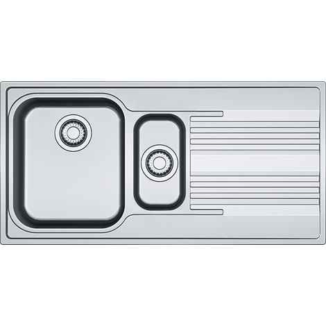 Franke Smart SRX 651. Tipo di lavello: Lavello ad incasso, Forma del lavandino: Rettangolare, Materiale del lavandino: Acciaio inox. Larghezza: 1000 mm, Altezza: 500 mm, Larghezza de... - 101.0356.887 (1/2)