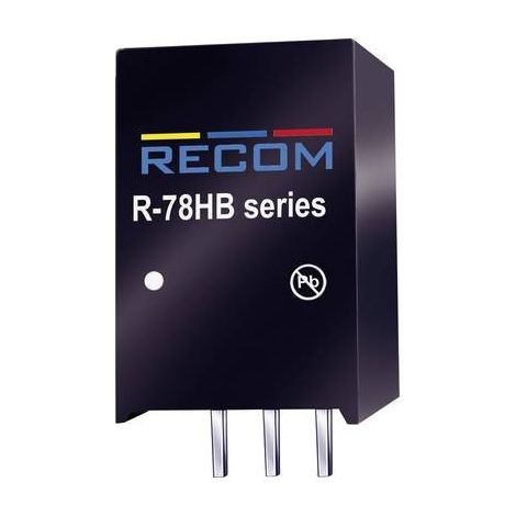 RECOM R-78HB24-0.3 Convertitore DC/DC da circuito stampato 72 V/DC 24 V/DC 0.3 A 7.2 W Num. uscite: 1 x Contenuto 1 pz.