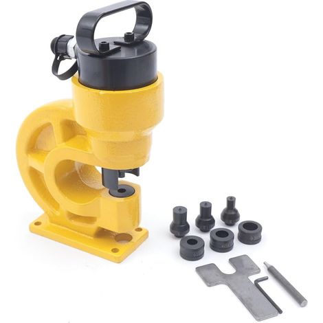 31T Perforatrice hydraulique pour tôle Kit de perforation hydraulique Casse-trous hydraulique Unité hydraulique Perforatrice en métal cuivre Outil de poinçonnage hydraulique