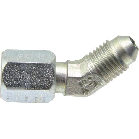 Raccord coudé WA 1 1/16 FS-JIC x 1 1/16 M-JIC 45' GRANITE (1/2)