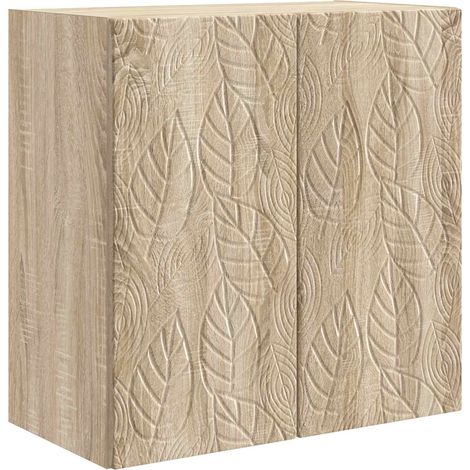 Wall-Mounted Cabinet Sonoma Oak 59 x 31 x 60 cm Engineered Wood vidaXL (1/5)
