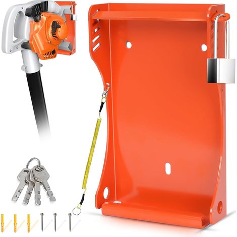 Support de souffleur durable pour Stihl BG-50, BG-56, BG-66, BG-86, solution de stockage ultime pour souffleurs portables avec montage mural solide, verrou et goupille (1/5)