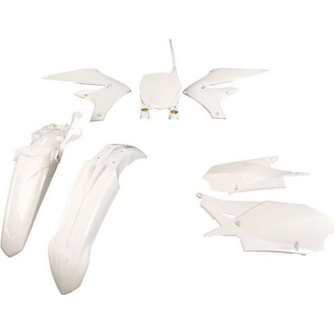 Kit Plastique Cycra 5 Elements Yamaha YZF 450 2023 à 2025 et YZF 250 2024 à 2026 en Blanc.