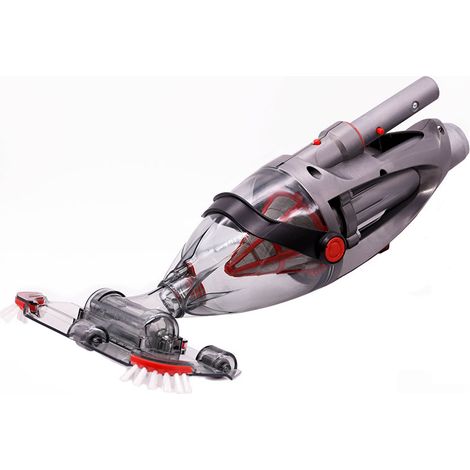 Kokido – Aspirateur de piscine à batterie 7,4V – Autonomie 40 min – Filtre conique inox 380 microns et extra-fin 50 microns – Réservoir 0,8 L
