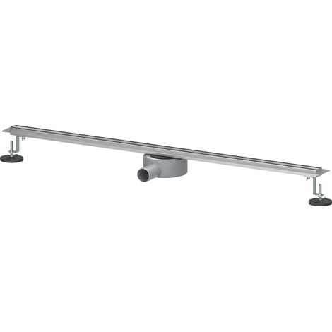 SIRHONA Canaleta Ducha de Acero Inoxidable Rejillas de Desaguee para Ducha Sifón de 360 Grados Longitud 90 cm