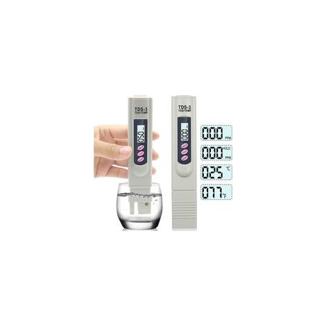 FLITI Testeur TDS-3 Qualité Eau Numérique PPM 0-9990 LCD Aquarium Hydroponique (1/5)