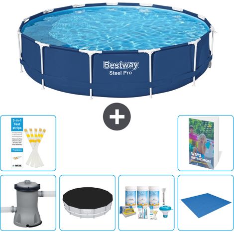 Bestway Steel Pro Rund - 396x84 cm - 7-teilig S251