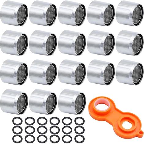 22 mm Aerator Tap 18 Pieces Water Saving Stainless Steel (1/5)