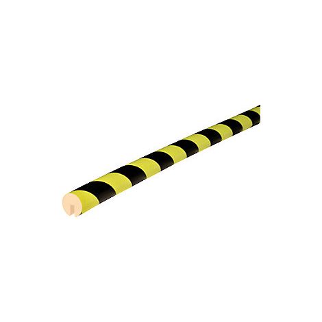Cantoneras de protección Knuffi®  tipo B+  pieza de 1 m  negro