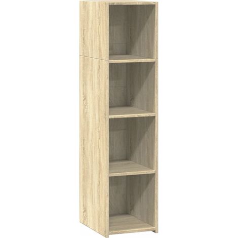 Aparador cómoda cómoda armario mueble organizador cocina salón salón Sonoma 30 x 41 x 124 cm madera contrachapada marrón 020031502
