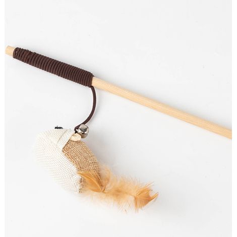 Ensemble de 7 jouets amusants pour chats : baguette à plumes artificielles, jouet pour chatons, accessoires pour animaux de compagnie (1/3)