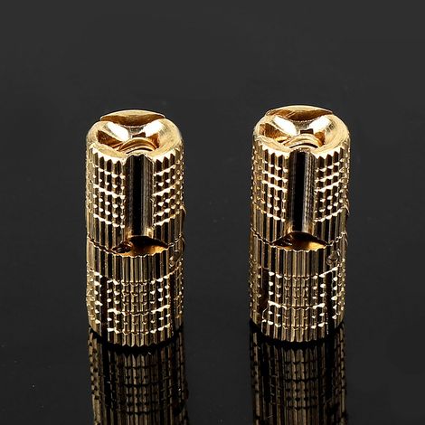 Paquet de 4 charnières pivot cuivre pour cabinet/boîte cadeau 8mm 180° (1/5)