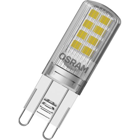 OSRAM LED Pin Lampe mit G9 Sockel, Warmweiss (2700K), 2.6W, Ersatz für herkömmliche 30W-Lampe