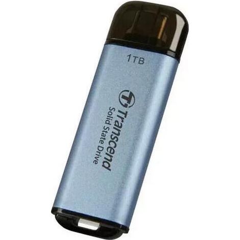 SSD externoTRANSCENDESD3001TBUSB-CVelocidad de escritura 950 MBytes/segVelocidad de lectura 1500 MBytes/segTS1TESD300C (1/2)