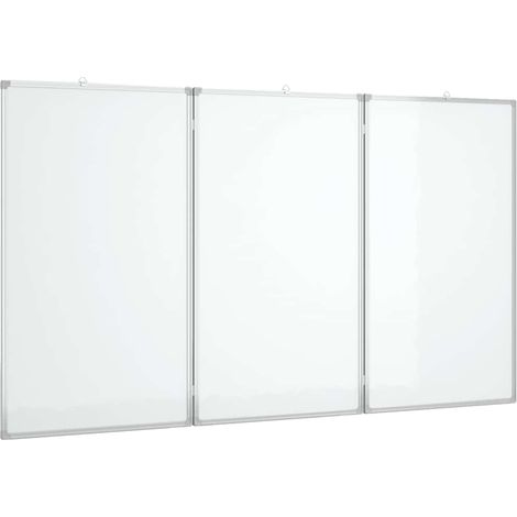 Faltbares Magnetisches Whiteboard 180x80x1,7 cm Aluminium