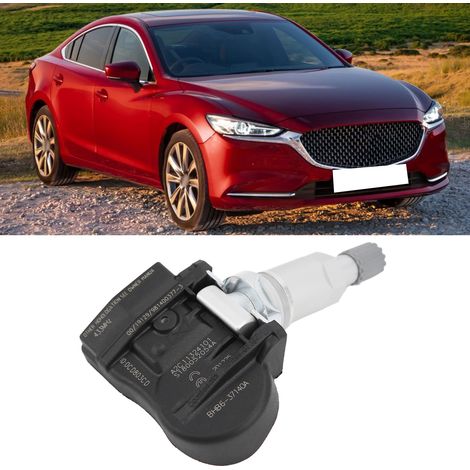 Capteur de pression des pneus compatible avec Mazda 2, 3, 5, 6 BHB637140A (livré avec batterie intégrée) (vendu par lot de quatre) (1/5)