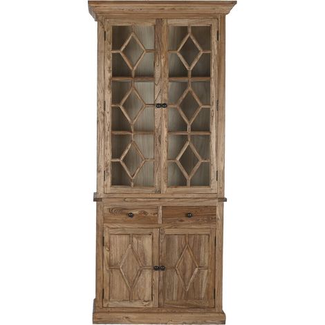 Vitrina Madera Reciclada Olmo 100X45X220 (1/5)